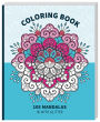 Mandala Glitter Coloring Book