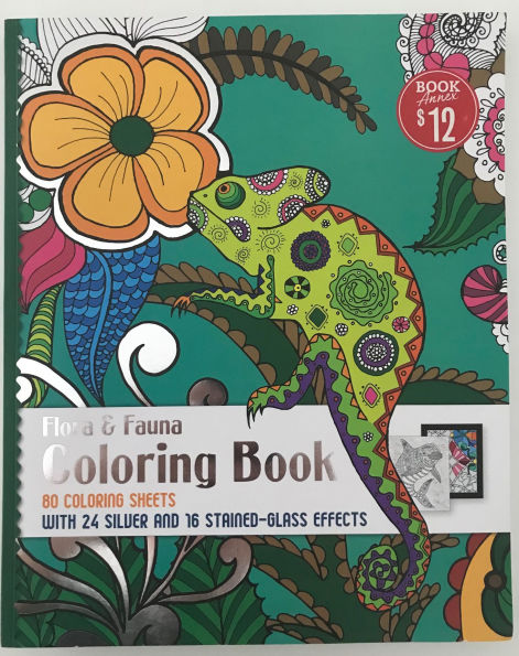 Metallic / Stained Glass Coloring Book