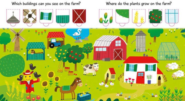 100 Flaps to Learn - On the Farm