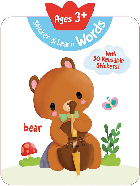 Sticker & Learn Words (Ages 3+): With 30 Reusable Stickers