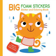 Title: Big Foam Stickers: Sticker & Coloring Book (Cat & Friends), Author: Yoyo Books