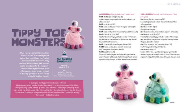 Amigurumi Monsters 2: Revealing 15 More Scarily Cute Yarn Monsters