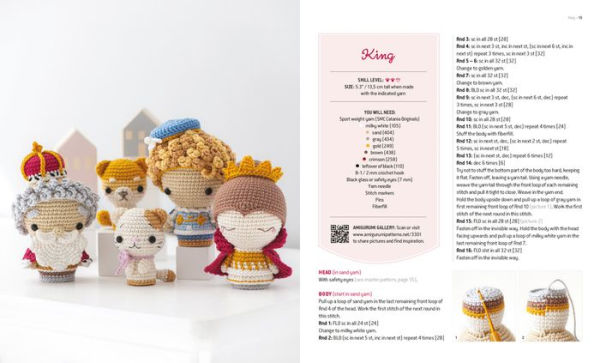 Book Review – Mini Kingdom: Crochet 36 Tiny Amigurumi Royals