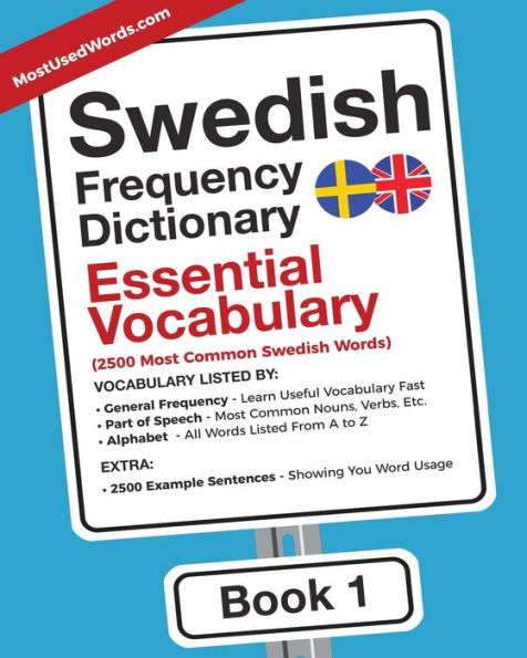 Swedish Frequency Dictionary - Essential Vocabulary: 2500 Most Common Swedish Words
