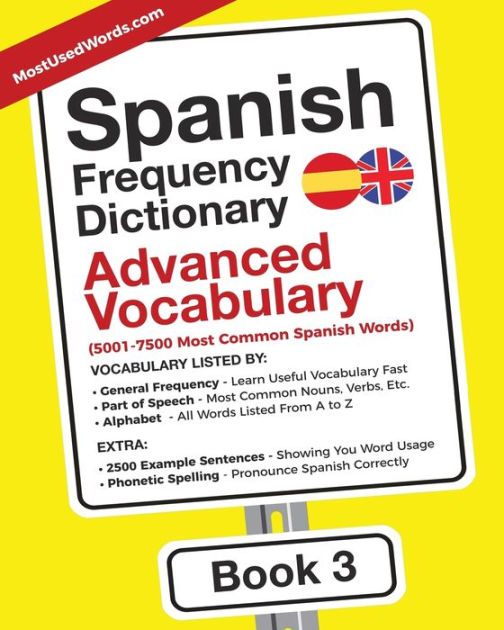 Spanish Frequency Dictionary - Advanced Vocabulary: 5001-7500 Most ...