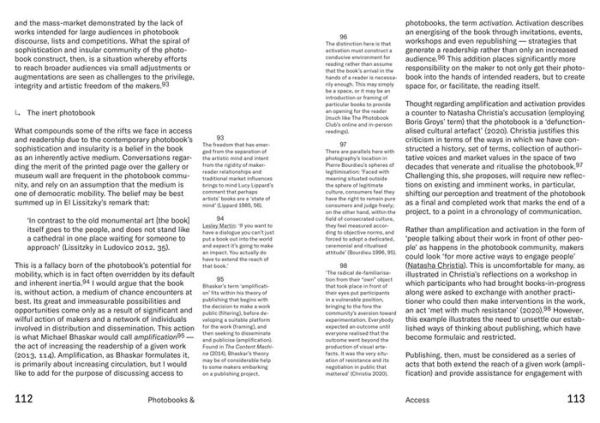 Photobooks &: A Critical Companion to the Contemporary Medium
