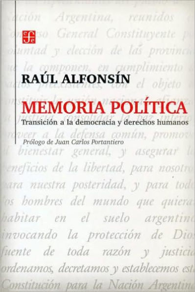 Memoria politica. Transicion a la democracia y derechos humanos