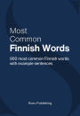 Most common Finnish words - 900 most common Finnish words with example sentences