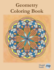 Title: Geometry Coloring Book: Relaxing Coloring for Adults and Older Children with Colored Outlines and Appendix of Virtue Cards, Author: Musigfi Studio