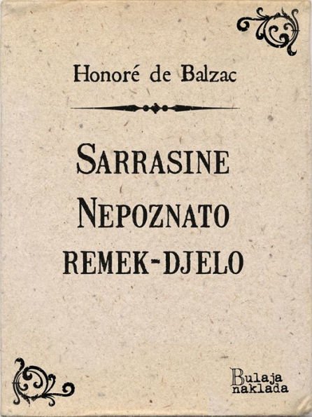 Sarrasine - Nepoznato remek-djelo