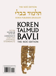 Title: Koren Talmud Bavli V19c: Gittin, Daf 48b-67b, Noe' Color PB, H/E, Author: Adin Steinsaltz