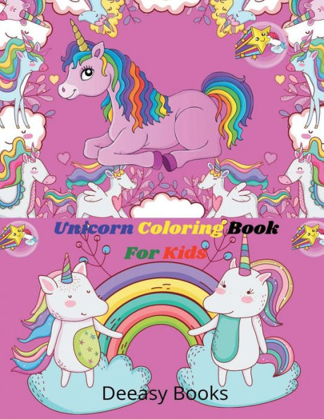 Unicorn Coloring Book for kids Ages: 3-5,6-8:Amazing Unicorn Coloring& Activity Book for Kids, Ages: 3-5,6-8