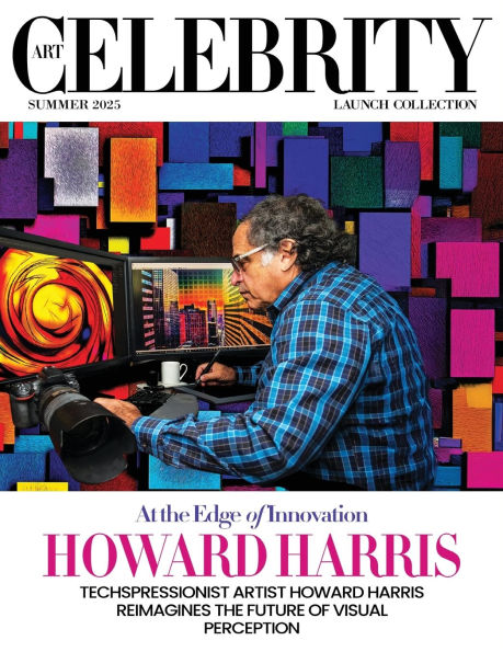 Art Celebrity Launch Collection Summer 2025 - Howard Harris: Techspressionist Artist Howard Harris Reimagines the Future of Visual Perception