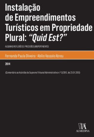 Title: Instalação de Empreendimentos Turísticos em Propriedade Plural: 