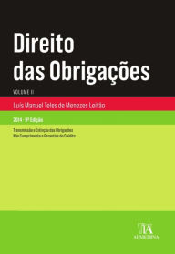 Title: Direito das Obrigações - Volume II - 9.ª Edição, Author: Luís Manuel Teles de Menezes Leitão