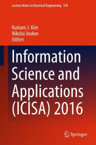 Information Science and Applications (ICISA) 2016