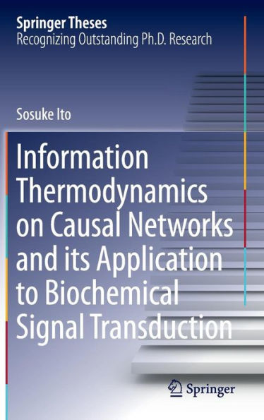 Information Thermodynamics on Causal Networks and its Application to Biochemical Signal Transduction