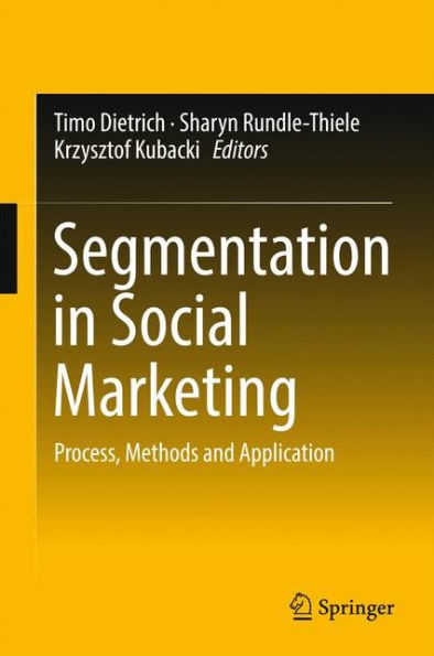 Segmentation Social Marketing: Process, Methods and Application