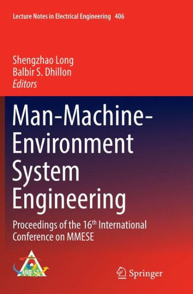 Man-Machine-Environment System Engineering: Proceedings of the 16th International Conference on MMESE