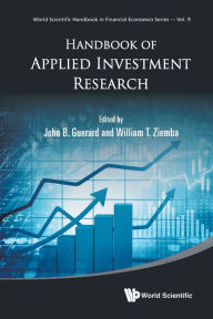 Title: Handbook of Applied Investment Research, Author: John B Guerard Jr