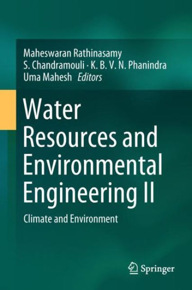 Water Resources and Environmental Engineering II: Climate Environment
