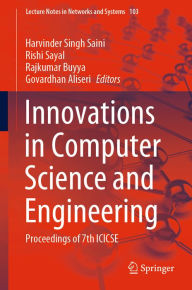 Title: Innovations in Computer Science and Engineering: Proceedings of 7th ICICSE, Author: Harvinder Singh Saini