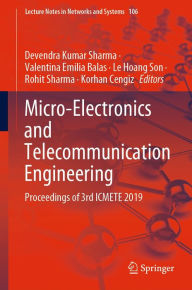 Title: Micro-Electronics and Telecommunication Engineering: Proceedings of 3rd ICMETE 2019, Author: Devendra Kumar Sharma