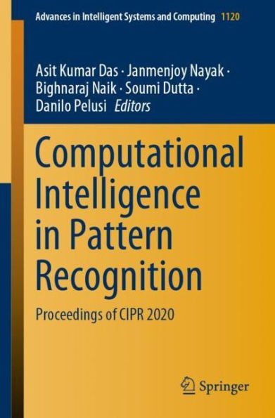 Computational Intelligence in Pattern Recognition: Proceedings of CIPR