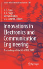 Innovations in Electronics and Communication Engineering: Proceedings of the 8th ICIECE 2019