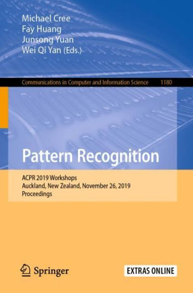 Pattern Recognition: ACPR 2019 Workshops, Auckland, New Zealand, November 26, 2019, Proceedings