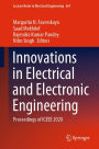 Innovations in Electrical and Electronic Engineering: Proceedings of ICEEE 2020