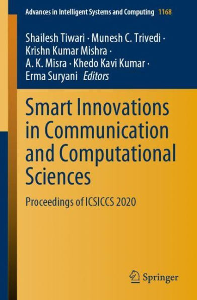 Smart Innovations Communication and Computational Sciences: Proceedings of ICSICCS 2020