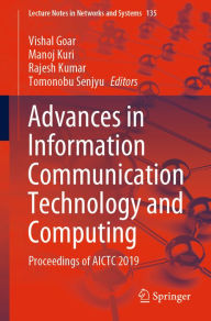 Title: Advances in Information Communication Technology and Computing: Proceedings of AICTC 2019, Author: Vishal Goar