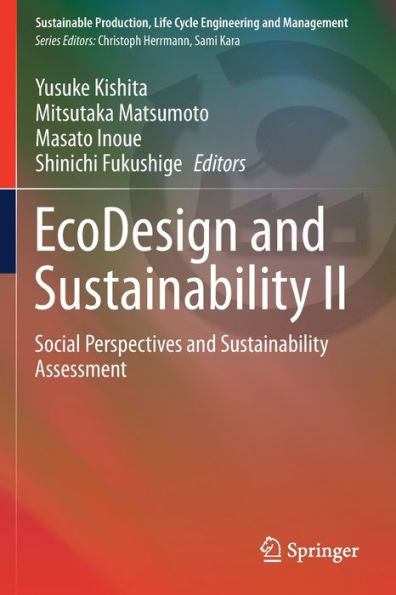 EcoDesign and Sustainability II: Social Perspectives Assessment