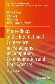 Title: Proceedings of the International Conference on Paradigms of Computing, Communication and Data Sciences: PCCDS 2020, Author: Mayank Dave