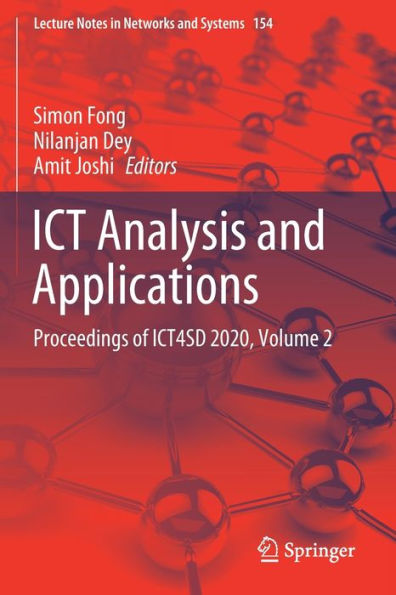 ICT Analysis and Applications: Proceedings of ICT4SD 2020, Volume 2