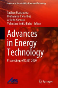 Title: Advances in Energy Technology: Proceedings of ICAET 2020, Author: Sadhan Mahapatra
