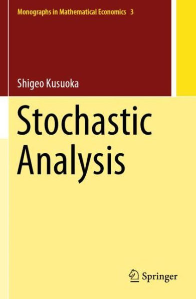 Stochastic Analysis