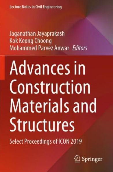 Advances Construction Materials and Structures: Select Proceedings of ICON 2019