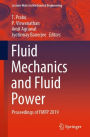 Fluid Mechanics and Fluid Power: Proceedings of FMFP 2019