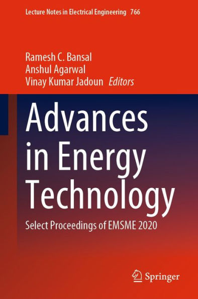 Advances in Energy Technology: Select Proceedings of EMSME 2020
