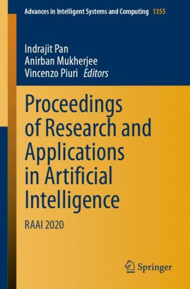 Proceedings of Research and Applications Artificial Intelligence: RAAI 2020