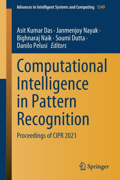 Computational Intelligence Pattern Recognition: Proceedings of CIPR