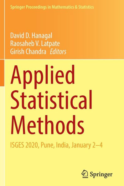 Applied Statistical Methods: ISGES 2020, Pune, India, January 2-4