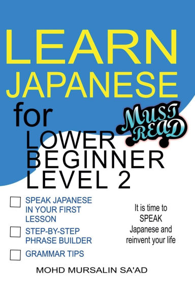 Learn Japanese for Lower Beginner level 2