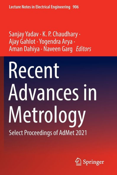 Recent Advances Metrology: Select Proceedings of AdMet 2021