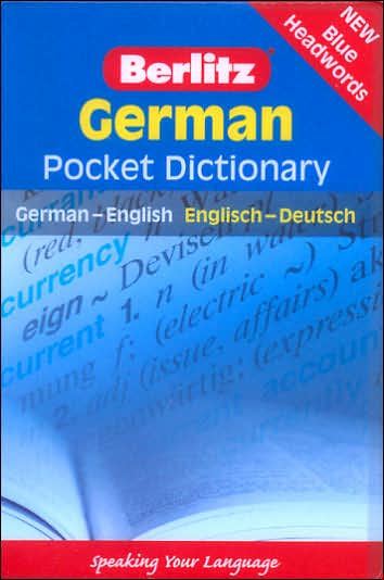 German Pocket Dictionary by Berlitz Guides, Paperback | Barnes & Noble®