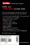 Alternative view 2 of Hide This Italian Phrasebook