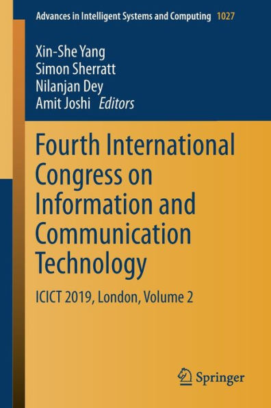 Fourth International Congress on Information and Communication Technology: ICICT 2019, London, Volume 2