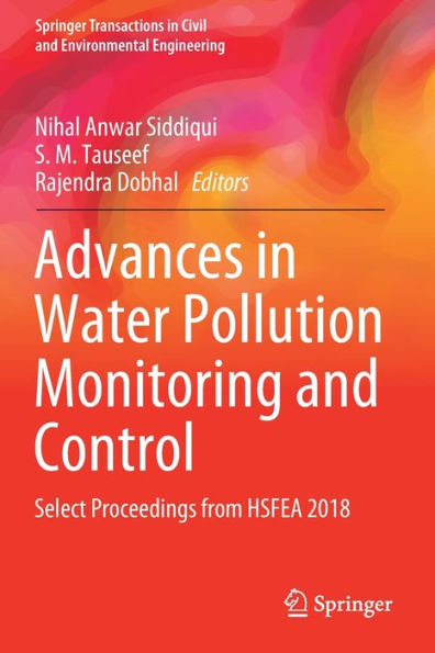 Advances in Water Pollution Monitoring and Control: Select Proceedings from HSFEA 2018